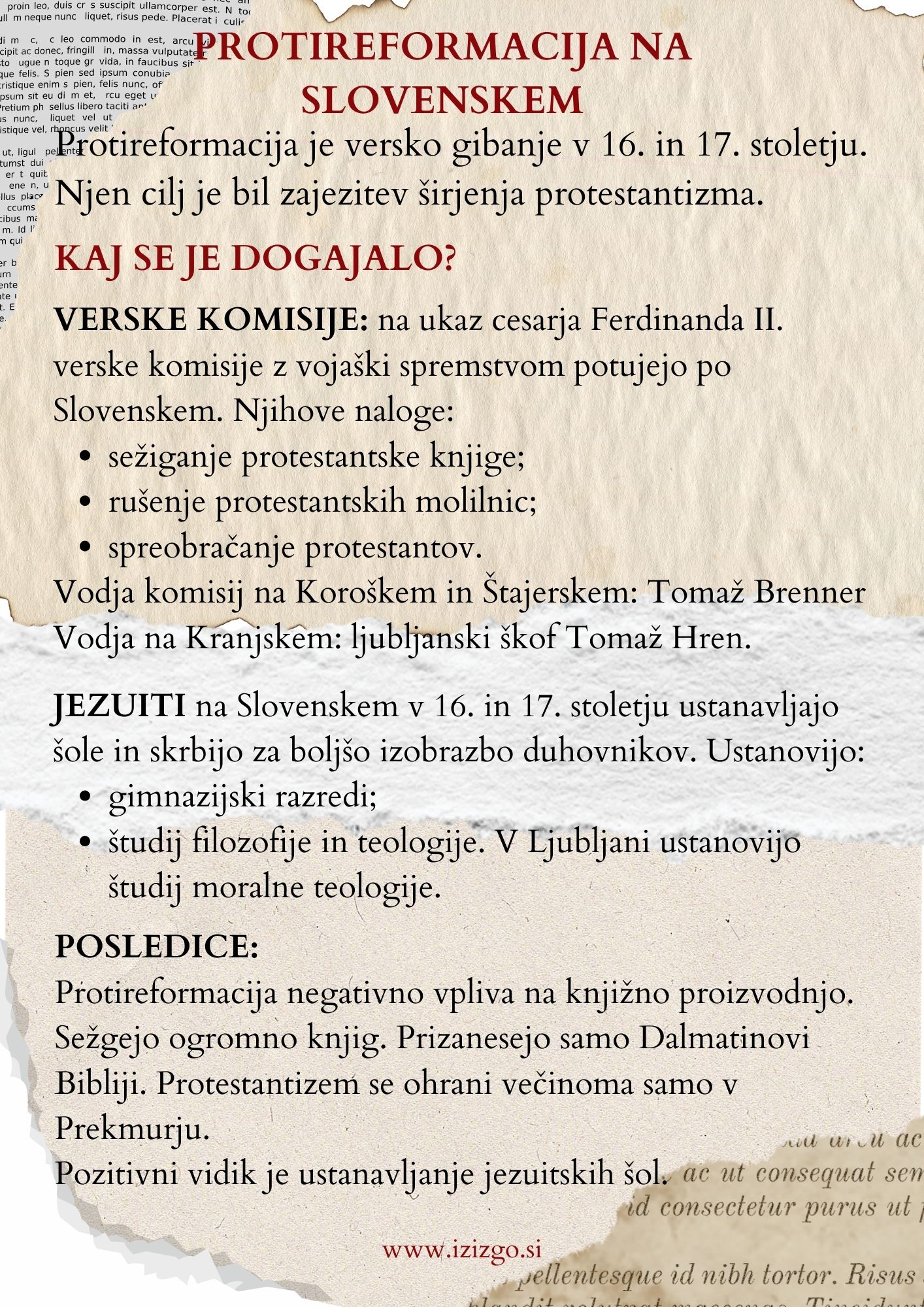 Protireformacija na Slovenskem_povzetek